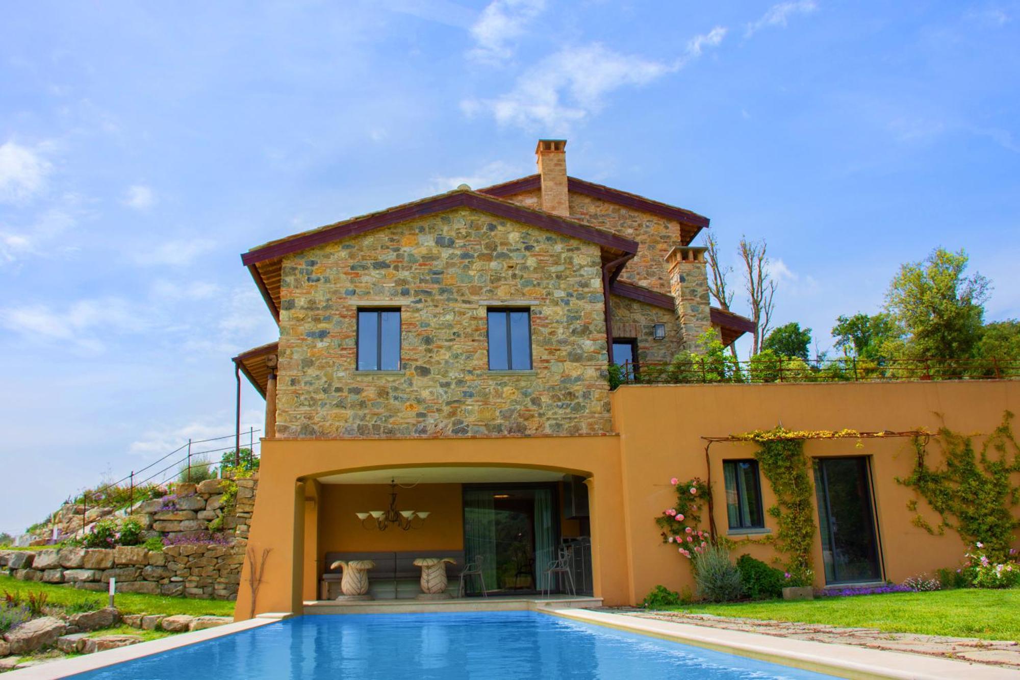 Villa Privata Con Piscina A Riparbella Castellina Marittima Exterior photo